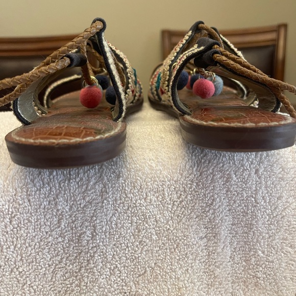 Sam Edelman ‘Gretchen’ Embellished Lace Up Sandal, 7.5 - Picture 8 of 9